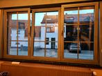 Aluminium dubbel draai kiepraam, Doe-het-zelf en Bouw, Raamkozijnen en Schuifdeuren, Ophalen, Aluminium, Zo goed als nieuw, 150 tot 225 cm