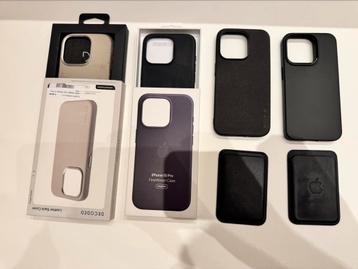 Partij hoesjes en wallets voor IPhone 15 pro beschikbaar voor biedingen