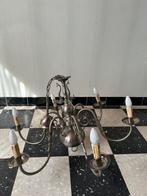 Tinnen luster, Huis en Inrichting, Lampen | Kroonluchters, Ophalen, Gebruikt, Overige materialen