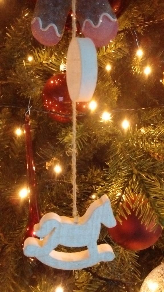 set met 10 houten hangfiguurtjes, Divers, Noël, Comme neuf, Enlèvement ou Envoi