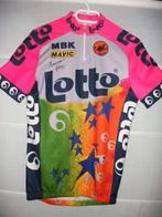 Trui team lotto 1991 gesigneerd Johan Museeuw, Vélos & Vélomoteurs, Utilisé, Enlèvement ou Envoi