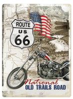 Metalen wandbord route 66, Huis en Inrichting, Ophalen of Verzenden, Nieuw