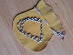Bracelet argent 3 rangs, Ophalen, Zo goed als nieuw, Zilver, Zilver