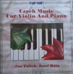 Tsjechische muziek voor viool en piano CD nieuw + 1 gratis, Verzenden, Romantiek, Nieuw in verpakking, Kamermuziek