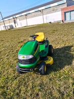 Zitmaaier John Deere met blatopraper machine, Ophalen, Zo goed als nieuw