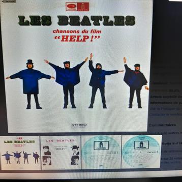 CHERCHE Pochette des Beatles 33 tours du film " Help" beschikbaar voor biedingen