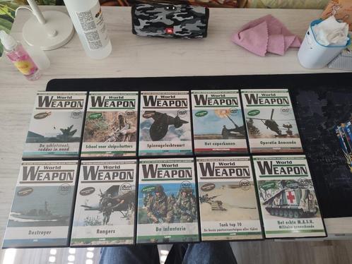 10 dvd's world weapon, Cd's en Dvd's, Dvd's | Documentaire en Educatief, Zo goed als nieuw, Oorlog of Misdaad, Boxset, Vanaf 12 jaar