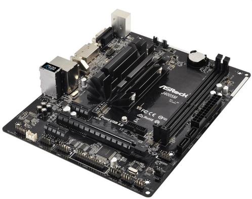 ASRock J4005M onboard Quad-Core CPU, Computers en Software, Moederborden, Zo goed als nieuw, Intel, DDR3, Ophalen of Verzenden