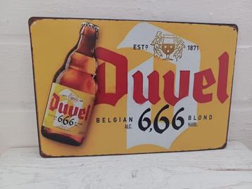 Panneau d'affichage en métal Duvel, Envoi, Duvel