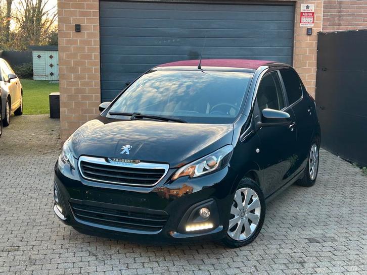 Peugeot 108 1.2 TopAllure OpenDak Xenon Airco CruiseControl, Auto's, Peugeot, Bedrijf, Te koop, ABS, Airbags, Airconditioning