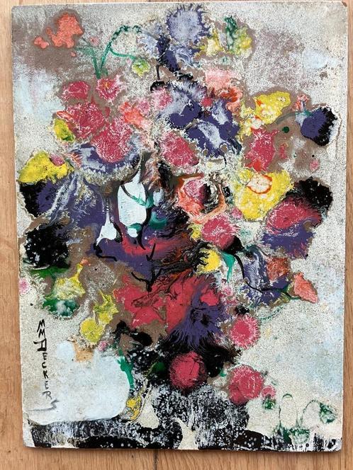 Oeuvre abstraite Marie-Madeleine Deckers (MARCEL DELMOTTE), Antiquités & Art, Art | Peinture | Abstraite, Enlèvement ou Envoi
