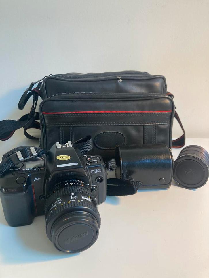 Analoge camera Nikon F801 AF 35mm, Audio, Tv en Foto, Fotocamera's Analoog, Zo goed als nieuw, Compact, Nikon, Ophalen of Verzenden