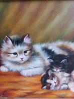 Schilderij poes kat kittens, Ophalen