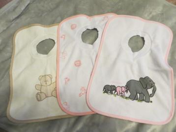 Baby : 4 Slabbetjes - nieuw - Slabbertjes, Enlèvement ou Envoi, Neuf, Autres types