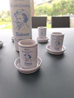 Vintage Rubens jenever glazen, Ophalen, Zo goed als nieuw, Overige stijlen, Kop(pen) en/of Schotel(s)