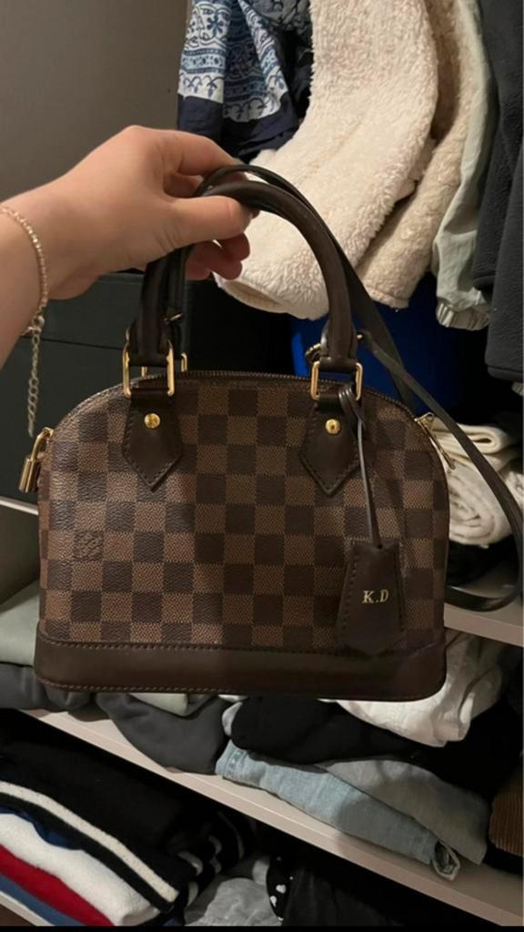 Alma bb louis vuitton Damier, Handtassen en Accessoires, Tassen | Damestassen, Gebruikt, Schoudertasje, Bruin, Ophalen