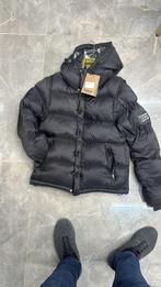 Burberry Winterjas Zwart, Kleding | Heren, Jassen | Winter, Verzenden, Zo goed als nieuw, Zwart