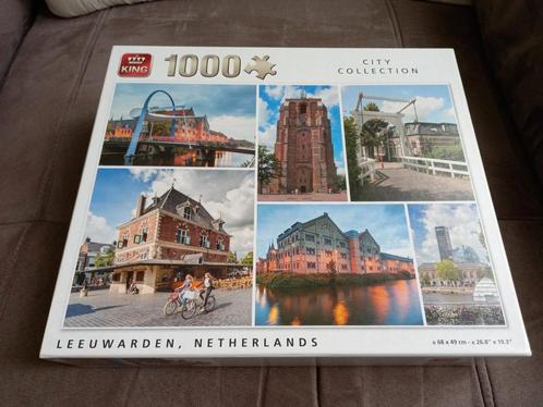 King puzzel 1000 stuks - Leeuwarden, Nederland, Hobby en Vrije tijd, Denksport en Puzzels, Gebruikt, Legpuzzel, 500 t/m 1500 stukjes
