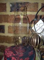 Zeldzaam oud glas voor gaslamp met 6 gaten ONBERISPELIJK, Ophalen of Verzenden