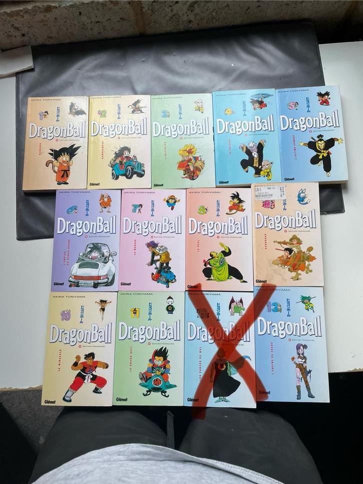 Dragon ball lot de tomes pastel édition glenat 1 a 13, Collections, Statues & Figurines, Enlèvement
