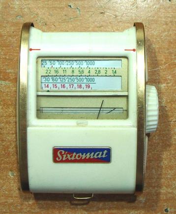 2 SIXTOMAT Lichtmeters, Audio, Tv en Foto, Fotocamera's Analoog, Ophalen of Verzenden, Gebruikt, Overige Merken