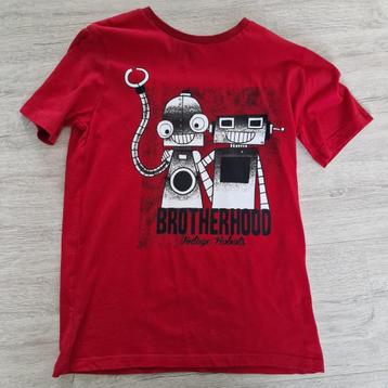 Rood T-shirt robots LC Waikiki 134 - 140 beschikbaar voor biedingen