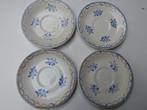 Ancien Plat Ceranord St Amand Semi Vitrifié Motif Bleu, Antiek en Kunst, Antiek | Keramiek en Aardewerk, Ophalen of Verzenden