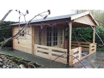 Blokhut 3830L met terras beschikbaar voor biedingen