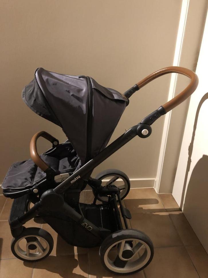 Buggy: wandelwagen + draagmand, Kinderen en Baby's, Kinderwagens en Combinaties, Zo goed als nieuw, Kinderwagen, Mutsy, Met reiswieg