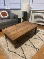 Table basse en bois massif – style rustique / campagne chic, Maison & Meubles, Tables | Tables de salon, Enlèvement, Utilisé, Rectangulaire