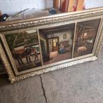 Superbe huile sur toile La Ferme par Henri Houben, Antiek en Kunst, Ophalen of Verzenden