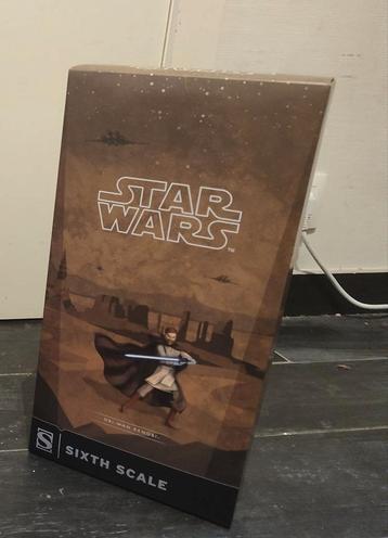 Sideshow Star Wars Clone Wars 1/6 Obi-Wan figuur beschikbaar voor biedingen