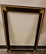 Cadre britannique XXL NOIR ET DORÉ, Maison & Meubles, 75 cm ou plus, Enlèvement, Utilisé, Bois
