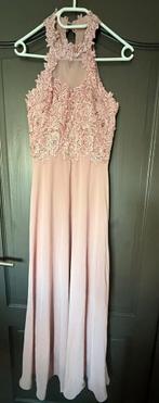 Galajurk zalmroze S, Kleding | Dames, Gelegenheidskleding, Cocktailjurk, Ophalen of Verzenden, Zo goed als nieuw, Roze