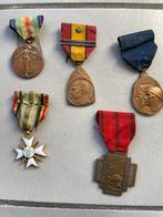 Lot d’anciennes médailles militaires 14/18, Enlèvement ou Envoi