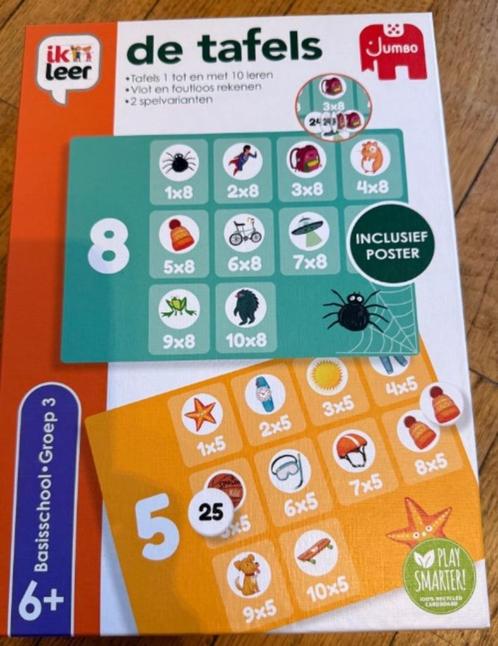 Spel „Ik Leer — De Tafels” (Jumbo), Kinderen en Baby's, Speelgoed | Educatief en Creatief, Nieuw, Taal en Lezen, Rekenen, Ophalen of Verzenden
