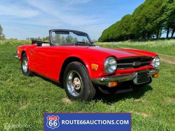 Triumph TR6 cabriolet 1976 | Route 66 Auctions, Autos, Oldtimers & Ancêtres, Achat, Entreprise, Cabriolet, Boîte manuelle