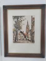Ets Brugge Roger Hebbelinck, Antiek en Kunst, Kunst | Etsen en Gravures, Ophalen of Verzenden