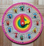 Houten klok puzzel, Kinderen en Baby's, Ophalen of Verzenden, Nieuw, Puzzelen