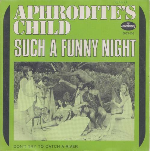 Aphrodite’s Child – Such a funny night / Don’t try to catch, CD & DVD, Vinyles Singles, Utilisé, Single, Pop, 7 pouces, Enlèvement ou Envoi