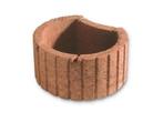 Bloembak beton maanvorm bruinrood-5 stuks, Gebruikt, Bruin, Ophalen
