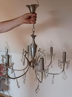 Luster met 6 armen in glas, Huis en Inrichting, Ophalen, Glas