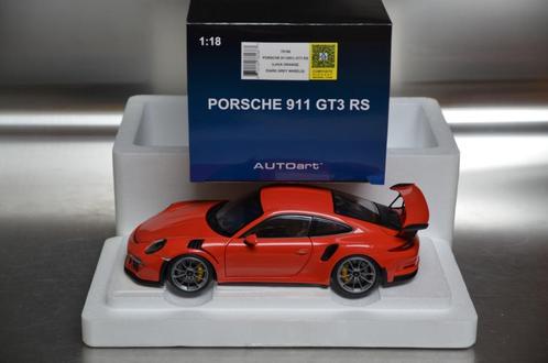 1/18 Porsche 911 991 GT3 RS (78168) Autoart, Hobby & Loisirs créatifs, Voitures miniatures | 1:18, Comme neuf, Voiture, Autoart