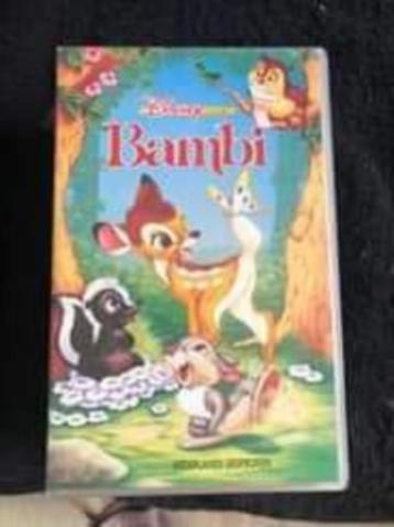 VHS Disney, Bambi, Nederlands gesproken, Verzamelen, Disney, Ophalen of Verzenden, Bambi of Dumbo, Nieuw, Overige typen