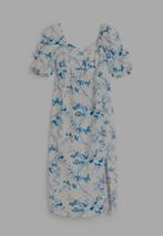 H&M MAMA jurk blauw roomwit 42/44 Nieuw!!, Bleu, H&M, Taille 42/44 (L), Enlèvement ou Envoi