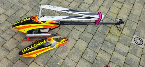Xlpower Protos 700 nitro heli, Hobby en Vrije tijd, Modelbouw | Radiografisch | Helikopters en Quadcopters, Zo goed als nieuw