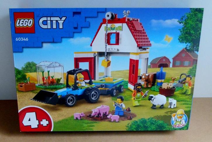 Lego 60346 City BARN & FARM ANIMALS (2022) nieuw, Kinderen en Baby's, Speelgoed | Duplo en Lego, Nieuw, Lego, Complete set, Ophalen of Verzenden