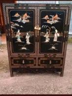 Meuble de télévision chinois, armoire murale orientale, meub, Antiquités & Art, Antiquités | Meubles | Armoires, Enlèvement ou Envoi