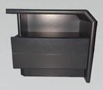 2 antracietgrijze nachtkastjes, Huis en Inrichting, Ophalen, Gebruikt, 45 tot 65 cm, Minder dan 55 cm