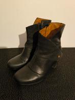 ART zwarte slofjes van leer en fluweel 39, Kleding | Dames, Schoenen, Hoge laarzen, Zwart, ART, Ophalen of Verzenden